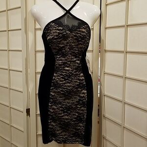 NWT! Honey and Rosie Velvet and Lace Dress